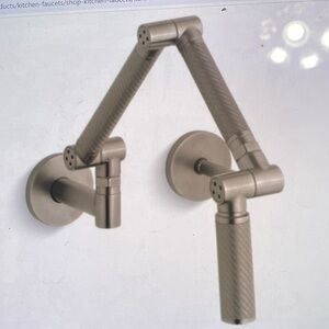 Kohler Karbon Articulating wall-mount kitchen faucet Bronze K-6228-C15-BV